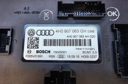 MODUŁ KOMFORTU BMC AUDI A6 C7 A7 A8 4H0907063GH