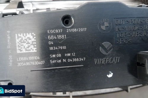 bmw 5 g30 g31 wlacznik przelacznik panel swiatel 6841881