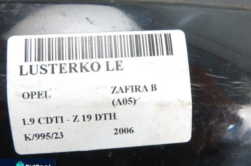 LUSTERKO LEWE OPEL ZAFIRA B 13162284