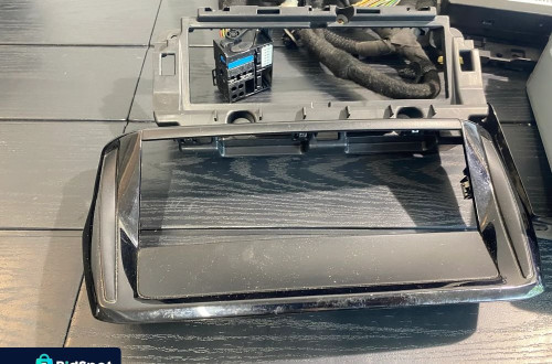 RADIO PEUGEOT 208 2008 KOMPLET PRZEWODY RAMKA RADIA 98030741ZD SPRAWNE 100%