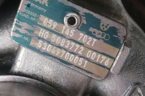 AUDI A6 C6 2.7 TDI TURBOSPRĘŻARKA 059145702T