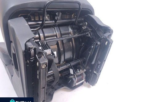 FOTEL TYŁ PRAWY PÓŁSKÓRA CZERWONA NIĆ RENAULT ESPACE IV LIFT EU