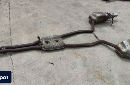 TŁUMIK WYDECH AUDI S4 A4 B6 B7 4.2 V8 ORYGINAŁ