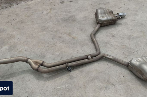 TŁUMIK WYDECH AUDI A6 C7 A7 4G0253611M 4G0253612M