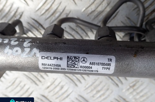 LISTWA WTRYSKOWA MERCEDES A6510700495 9307Z522A00 RADOM