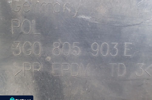 SPOILER ZDERZAKA PRZÓD VW PASSAT B8 3G0805903E RADOM