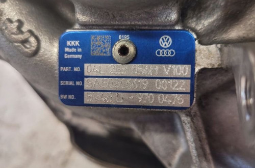 TURBOSPRĘŻARKA AUDI A4 B9 A5 8W 2.0 TDI 04L253056H