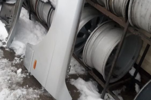 bmw e39 5 blotnik przod przedni lewy titansilber