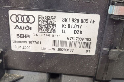 NAGRZEWNICA AUDI A4 B8 A5 8T Q5 8K1820005AF