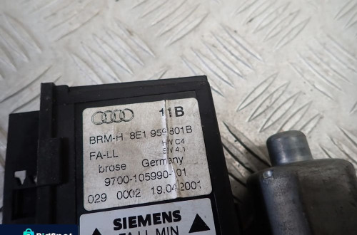 SILNICZEK SZYBY LEWY PRZÓD AUDI A4 B6 8E1959801B RADOM