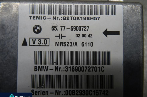BMW E39 LIFT 00-03 2.0D MODUŁ SENSOR STEROWNIK PODUSZEK AIRBAG 6900727