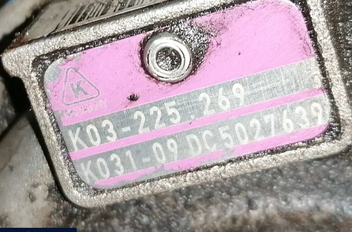 XSARA PICASSO 2.0 HDI TURBOSPRĘŻARKA K03225269