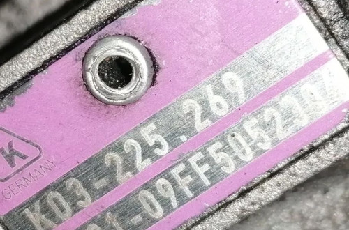 PEUGEOT 206 2.0 HDI TURBOSPRĘŻARKA K03225269