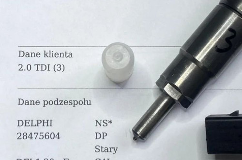 WTRYSKIWACZ TEST 2.0 TDI 28475604 WTRYSK IMA VW CRAFTER MAN TRANSPORTER T6 04L130277AP