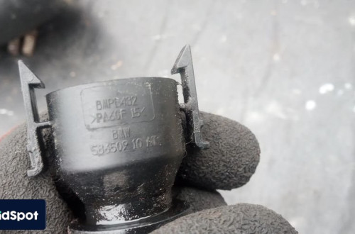 bmw e60 e61 e90 e91 x3 e83 rurka dolot powietrza odmy 58650910