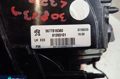 Lampa tył tylna lewa PEUGEOT 308 II T9 2014- HB 9677818380