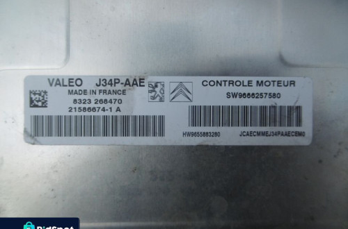 Komputer sterownik Peugeot 206 J34P-AAE 9666257580