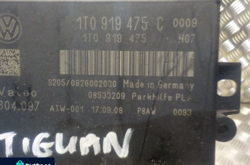 VW PASSAT CC TIGUAN MODUŁ STEROWNIK PDC PARKOWANIA 1T0919475C