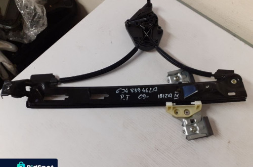 PODNOŚNIK SZYBY TYŁ PRAWY SEAT IBIZA IV 08-17 NOWY ORYGINAŁ 6J4839462A
