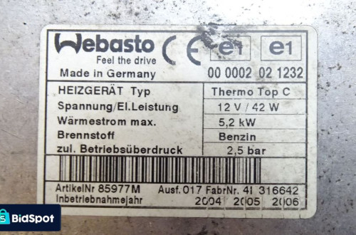WEBASTO BMW E46 000002021232