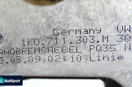DŹWIGNIA RĘCZNEGO HAMULCA VOLKSWAGEN GOLF VI 2.0TDI 1K0711303M