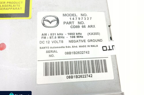 RADIO MAZDA 5 I CR LIFT (2007-2010) 14797327 14797327