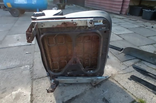mercedes w123 123 beczka fotel siedzenie prawe przod pasazera