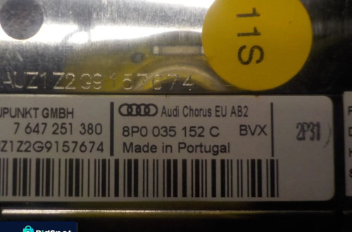 AUDI A3 8P FL RADIO CD 8P0035152C