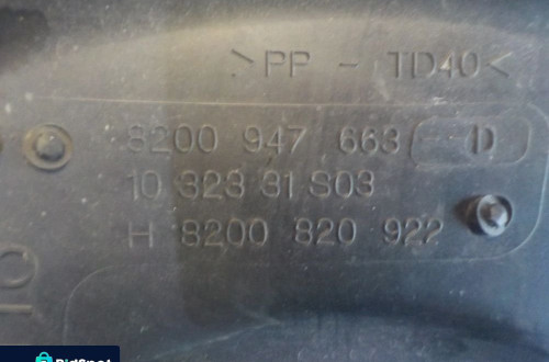 RENAULT SCENIC III 1.5 DCI OBUDOWA FILTRA POWIETRZA 8200947663