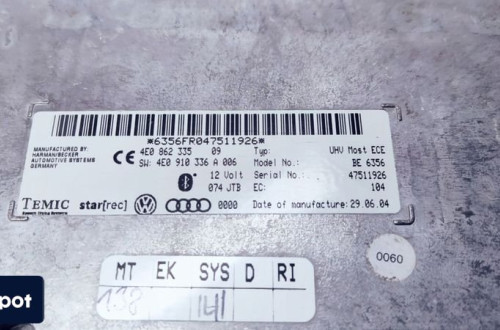 MODUŁ BLUETOOTH AUDI A4 A5 A6 4E0910336A 4E0862335