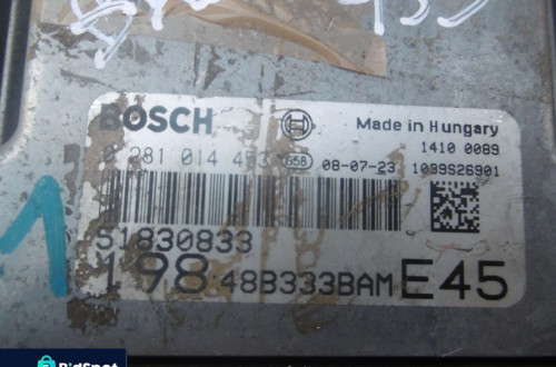 Sterownik zestaw startowy FIAT BRAVO II 0281014453 +STACYJKA