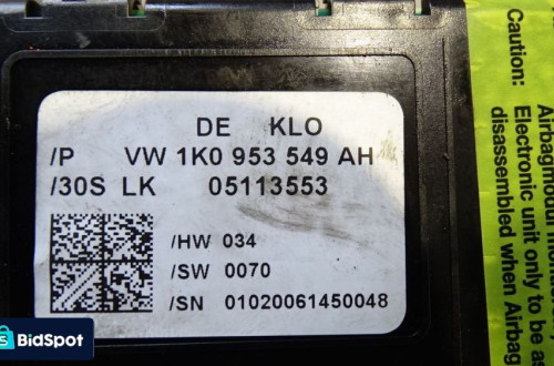 CZUJNIK KĄTA SKRĘTU MODUŁ AUDI A3 2.0 1K0953549AH