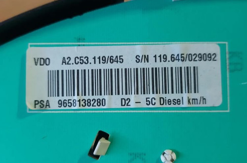 Peugeot 407 1.6hdi '07r licznik zegary 9658138280