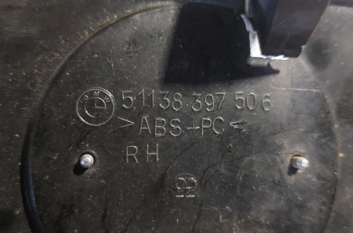 Wlot powietrza prawy bok BMW Z3 51138397506