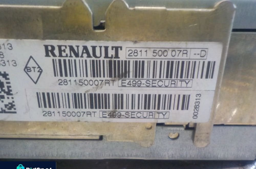 RENAULT LAGUNA III RADIO CD BEŻOWE 281150007R