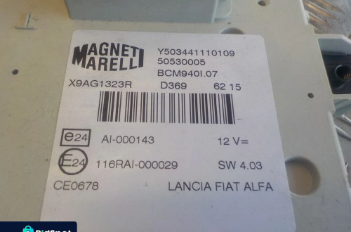ALFA ROMEO GIULIETTA 2.0 JTD MODUŁ BCM 50530005  BCM9401.07
