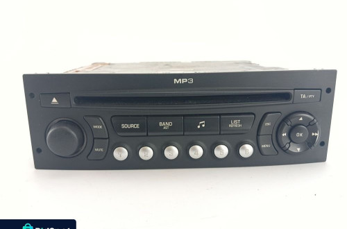 RADIO PEUGEOT 207 (2006-2009) 1.6 HDI 90KM 96646223XT