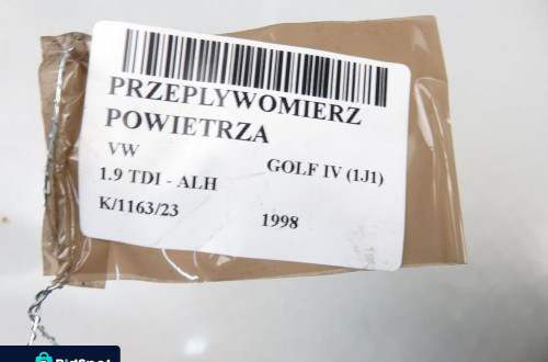 PRZEPŁYWOMIERZ VW GOLF IV 1.9 TDI F00C2G2027 0280217121 0986280202