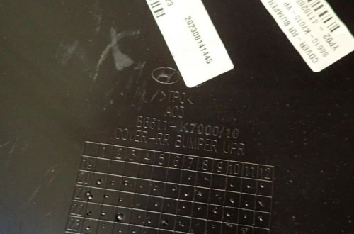 Zderzak tył tylny HYUNDAI I10 III 2019- nowy oryginał 86611-K7000