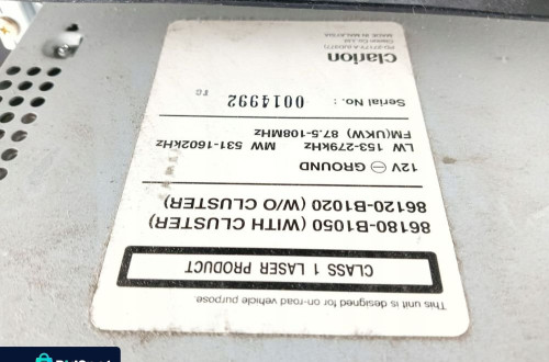 RADIO CD DAIHATSU SIRION II M300 (05-08) 86180-B1050