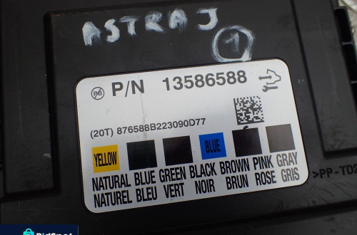 MODUŁ KOMFORTU ASTRA J 13586588 RADOM