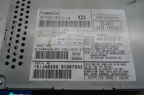 JAGUAR XF 2.7D CZYTNIK ODTWARZACZ CD 7F6N-18C815-AB