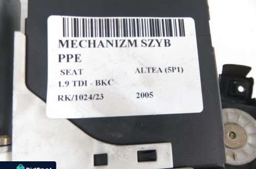 PODNOŚNIK SZYBY PRAWY PRZEDNI SEAT ALTEA 1K0959792C 5P0837402