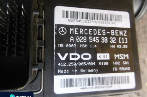 Przepływomierz sterownik  MERCEDES A168 A0285453832